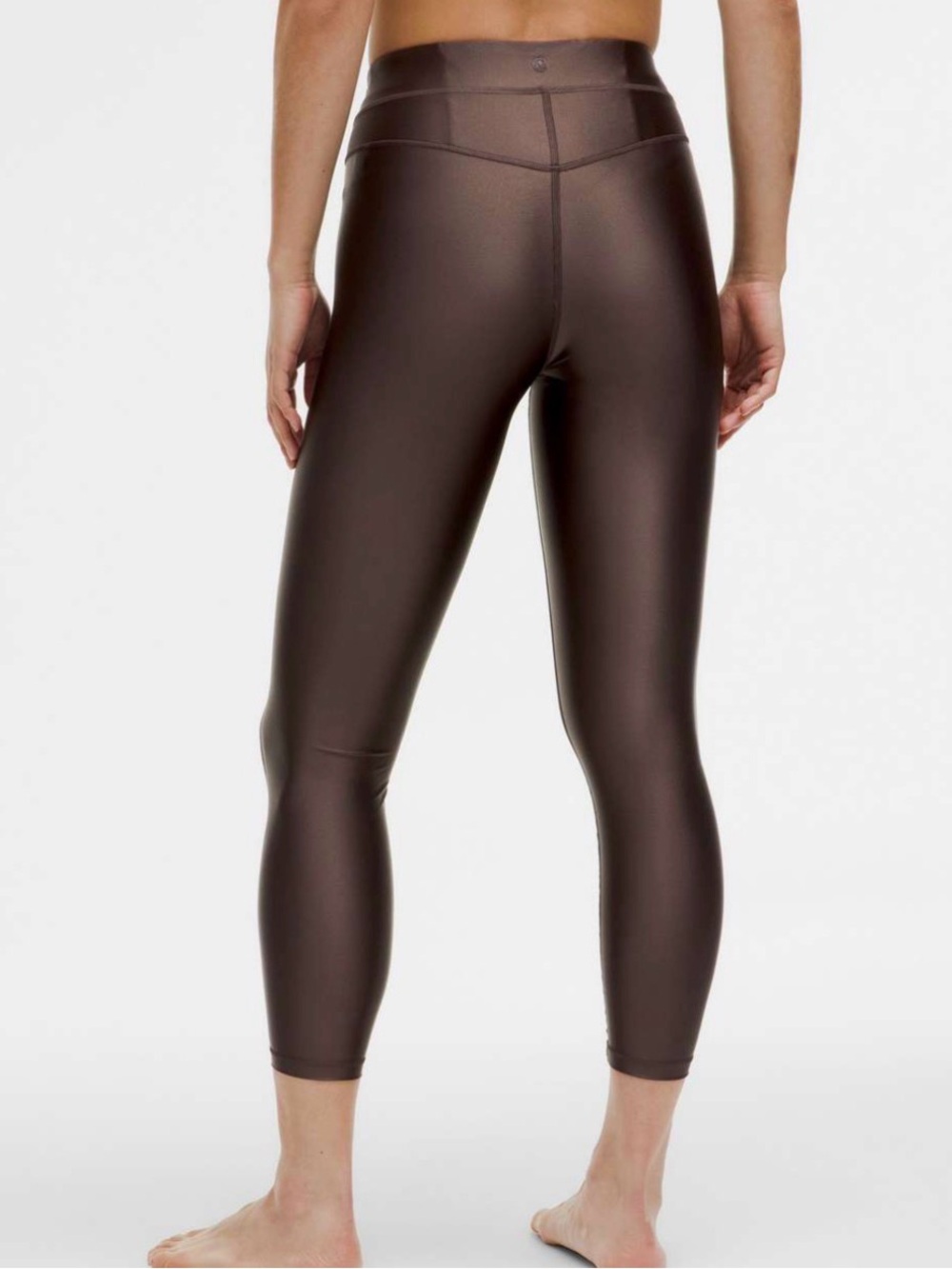 Lululemon Satin Shine High-Rise Leggings In Espresso - Picture 2 of 6
